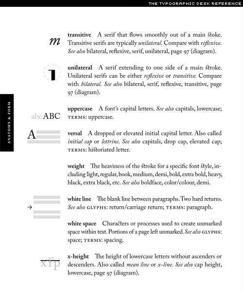 tdr, the typographic desk reference