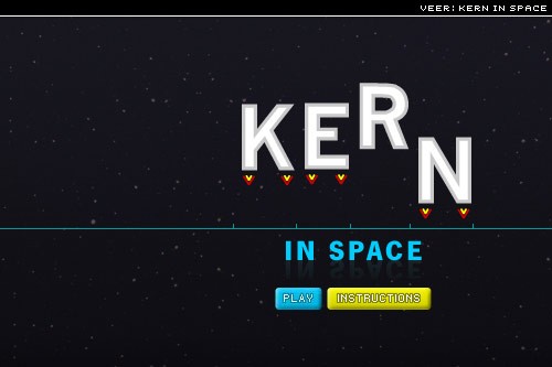 kern in space, from Veer Ideas