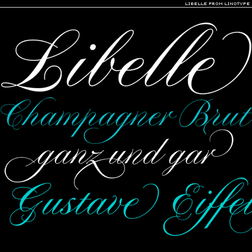 libelle fonts from linotype