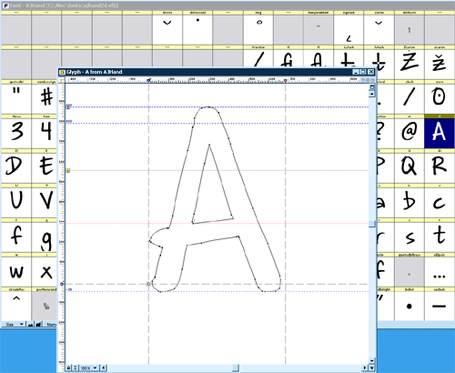 fontlab studio creating a font fontcreater