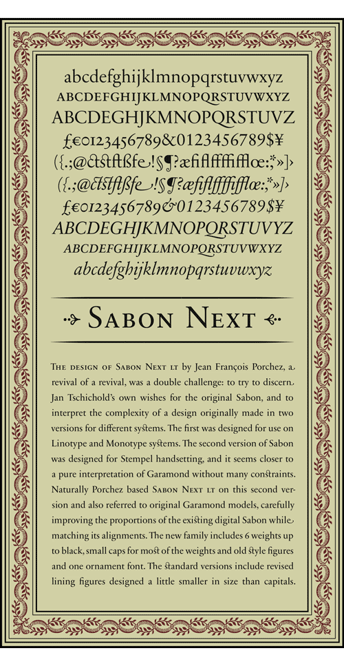 sabon next specimen