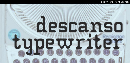 descano typewriter by Grayson Scherer