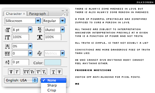 silkscreen pixel font free!