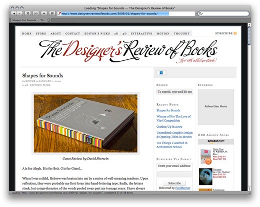 designer's review of books