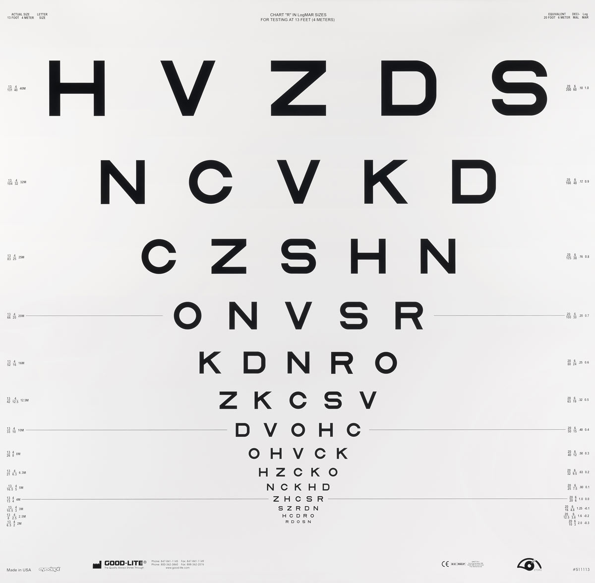 Snellen Chart for testing visual acuity.  Eye test chart, Eye vision test, Eye  chart