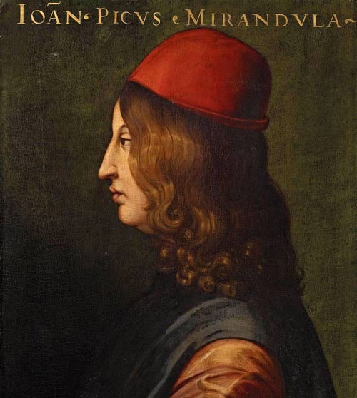 Portrait of Pico della Mirandola