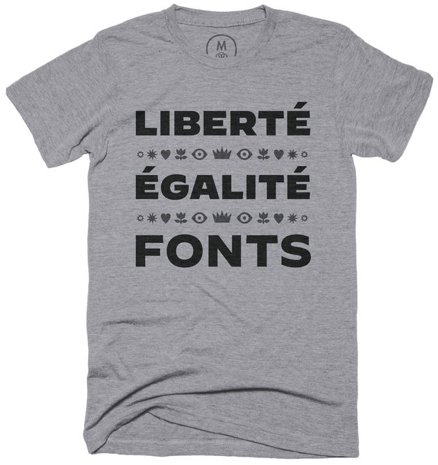 typography T-shirt set in Decimal