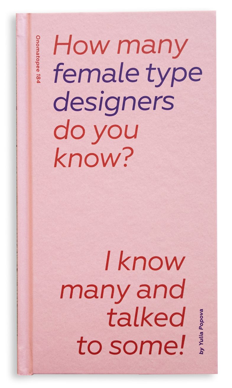 Book: Howmany female type designers do you know